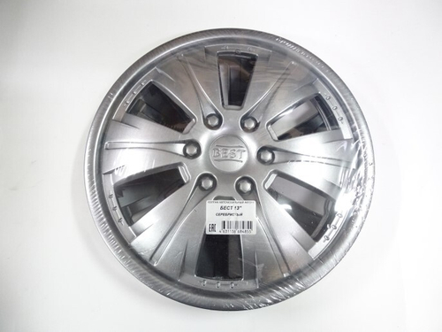 Колпак колеса R13 Бест серебристый (в мешке 4 упак) (LION)