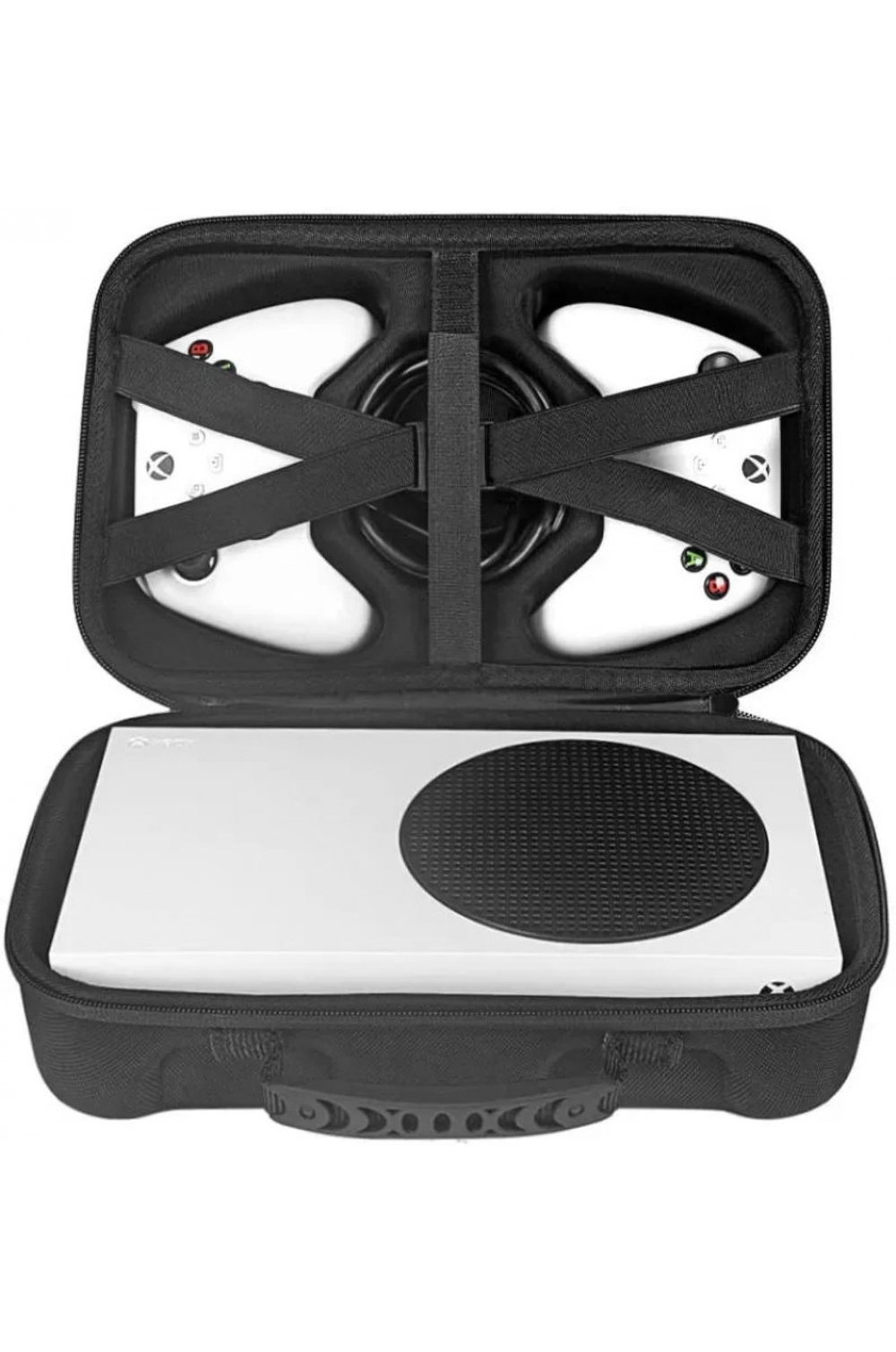 Сумка для консоли и геймпадов Xbox Series S чёрная