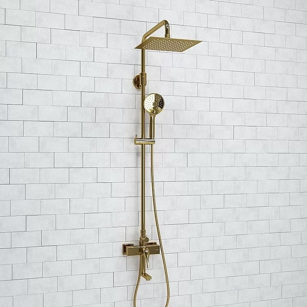 Душевая система WasserKraft Sauer 7100 SET2675 золото