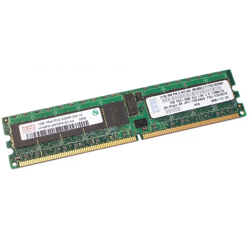 Серверная оперативная память DIMM DDR2 1Gb, 400Mhz, Hynix, ECC, REG (HYMP512R72P4-E3), (38L5093), (73P2870)
