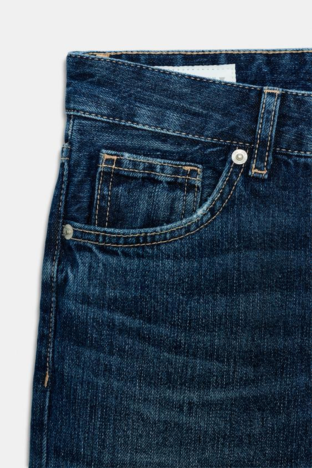 ZARA ДЖИНСЫ TRF WIDE LEG С НИЗКОЙ ПОСАДКОЙ, ИНДИГО