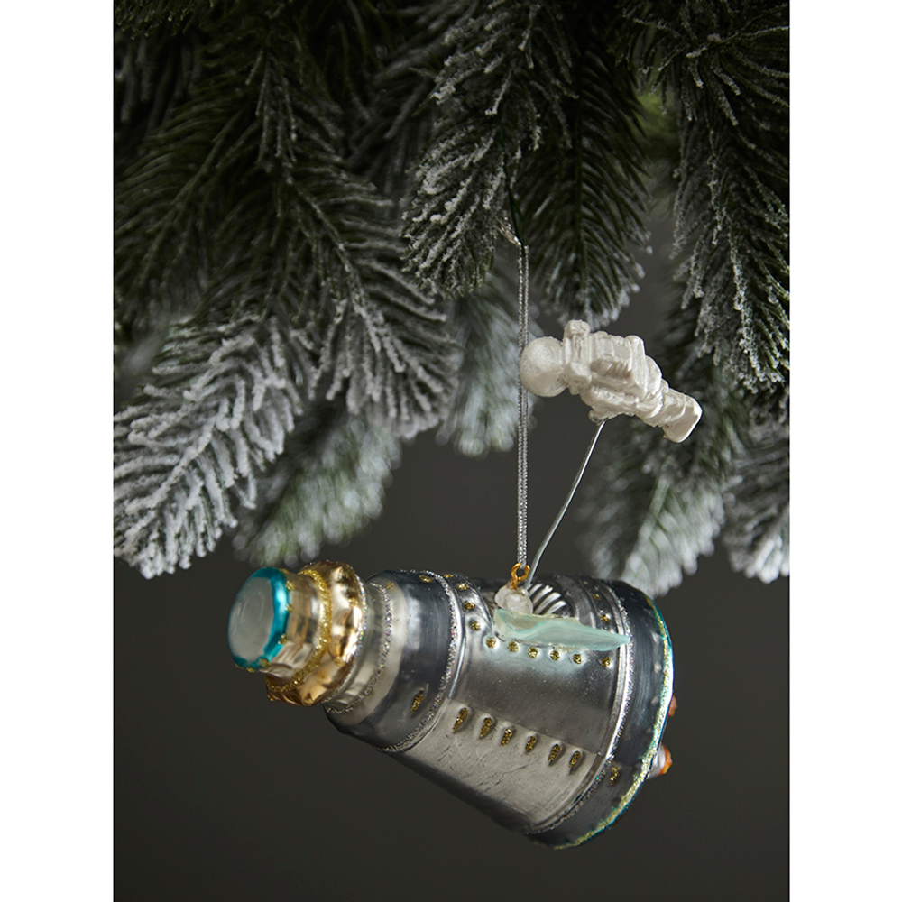 Набор ёлочных украшений cosmic saga из коллекции new year essential, 4 шт.