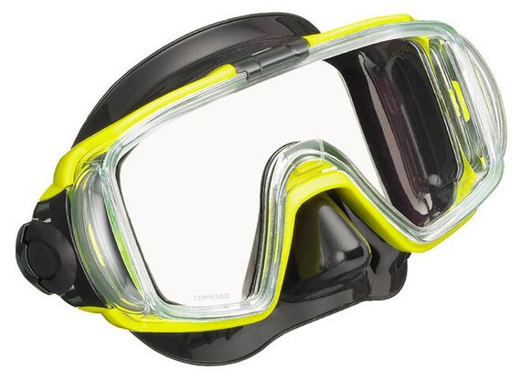 Маска TUSA Sport UMR-31 Visio Tri-Ex черный/желтый