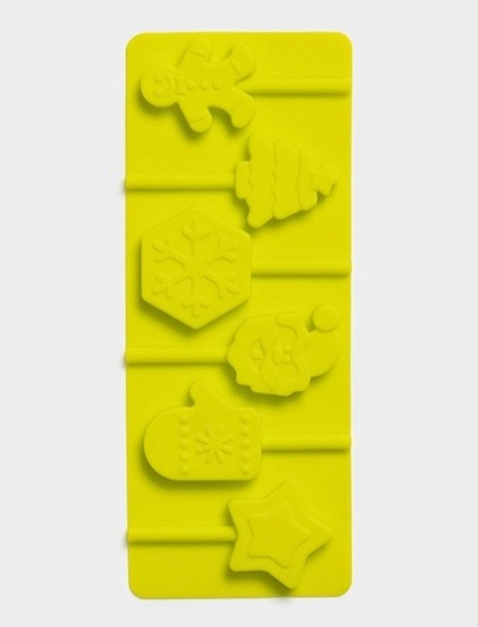 Силиконовая форма для шоколада и леденцов "Новый Год" 24*9см