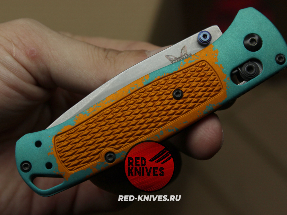 Нож Benchmade 535 Bugout Алюминий (Веснушка) эксклюзив RED-Knives RK-530