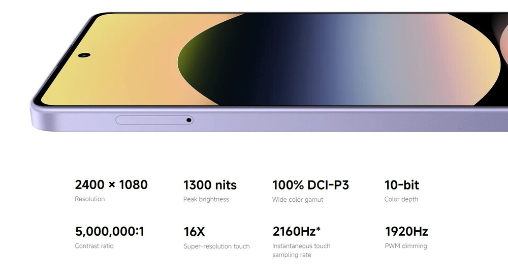 Смартфон Xiaomi Redmi Note 14S 8/256 GB, Ростест(ЕАС), Dual nano SIM, черный