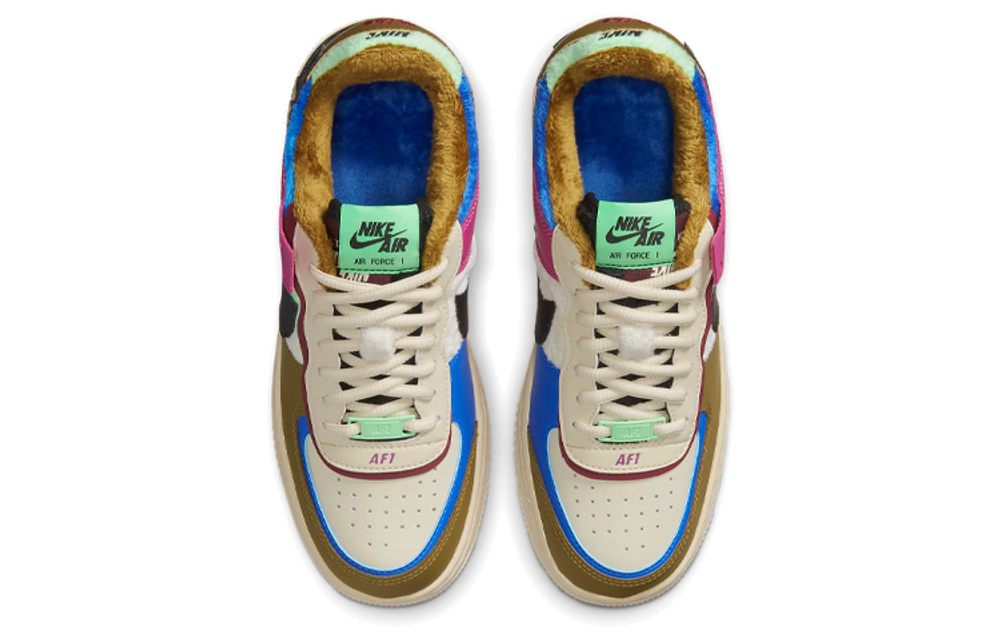 Кроссовки Nike Air Force 1 Shadow Se "Fossil" (Женская размерная сетка)