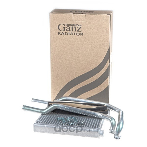 Радиатор печки алюм. Hyundai Solaris Kia Rio III с 2010 г. (GANZ)