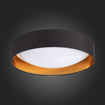 SLE201102-01 Светильник потолочный Черный, Золото/Белый LED 1*24W 4000K