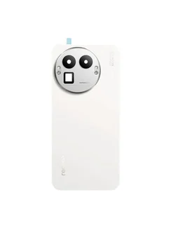 Задняя крышка для Realme GT 8 Pro белая (White) со стеклом камеры