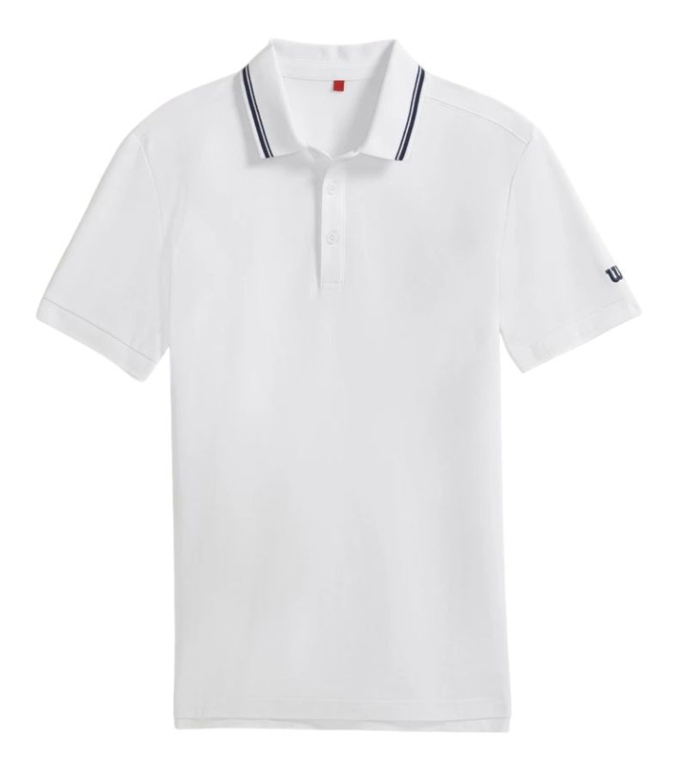 Теннисное поло Wilson Team Pique Polo - bright white