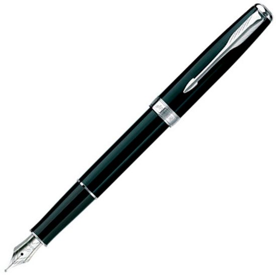Перьевая ручка Parker Sonnet F530, цвет: LaqBlack СT, перо: F, перо: золото 18К, S0808810