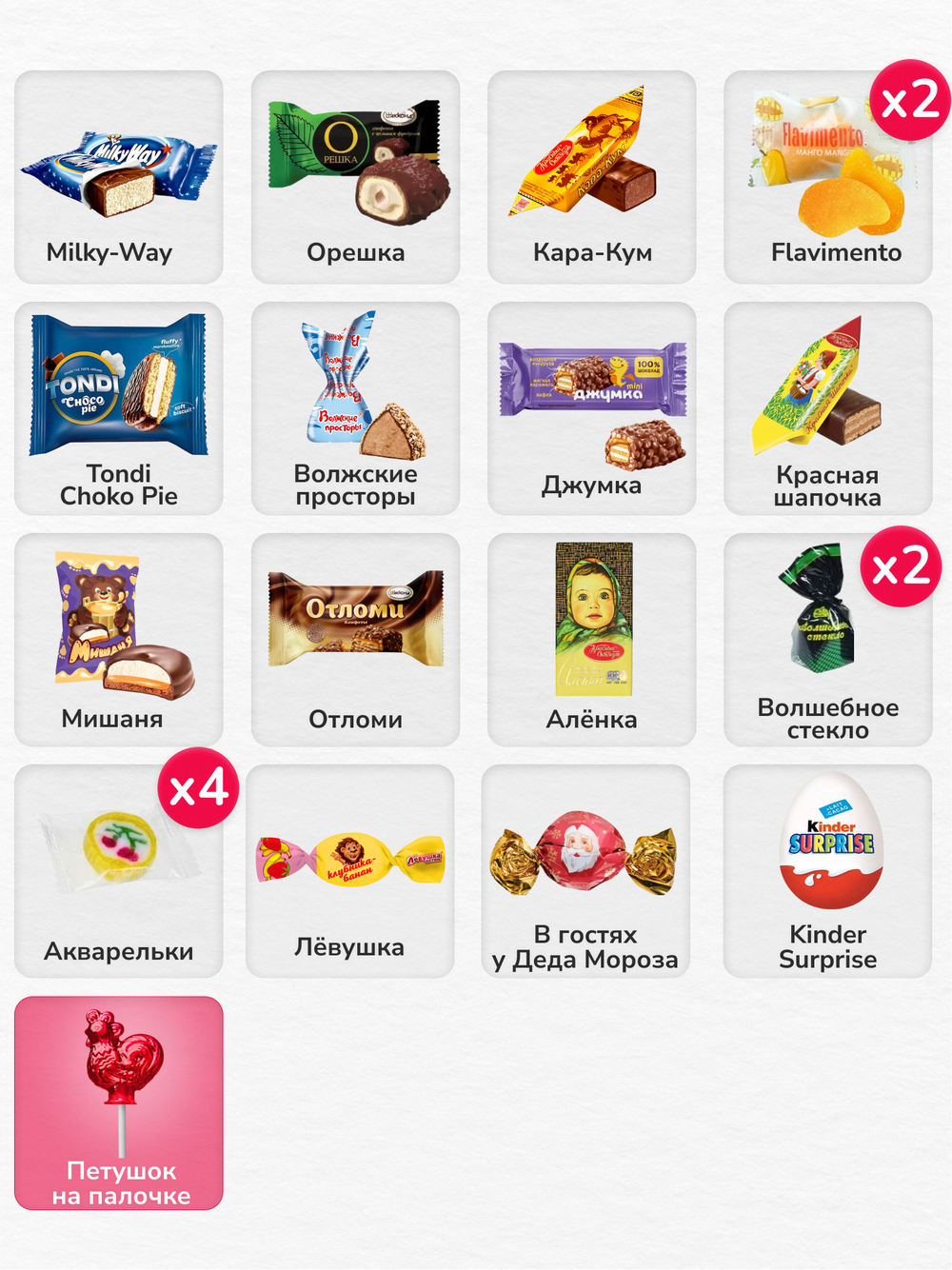 Сладкий новогодний подарок "На виражах" 750гр