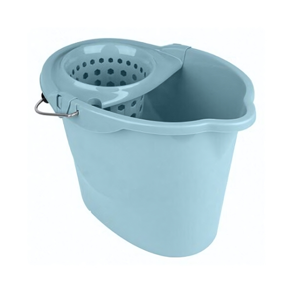Ведро МОП c отжимом Vogue 12л небесный