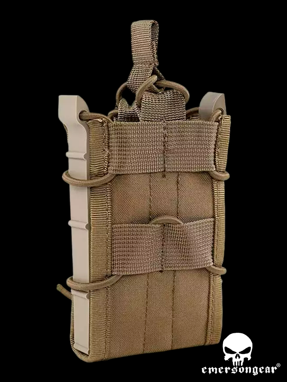 Отрытый подсумок для 1 магазина EmersonGear M4 Single Unit Magazine Pouch (EM6345CB). Койот