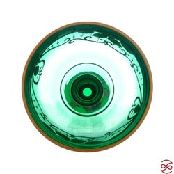 Конфетница Зеленая Bohemia Star Crystal 13 см