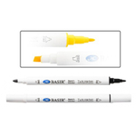 Маркер для скетчинга, двусторонние, Basir, круглые, 12 мм, спиртовые, 120 шт