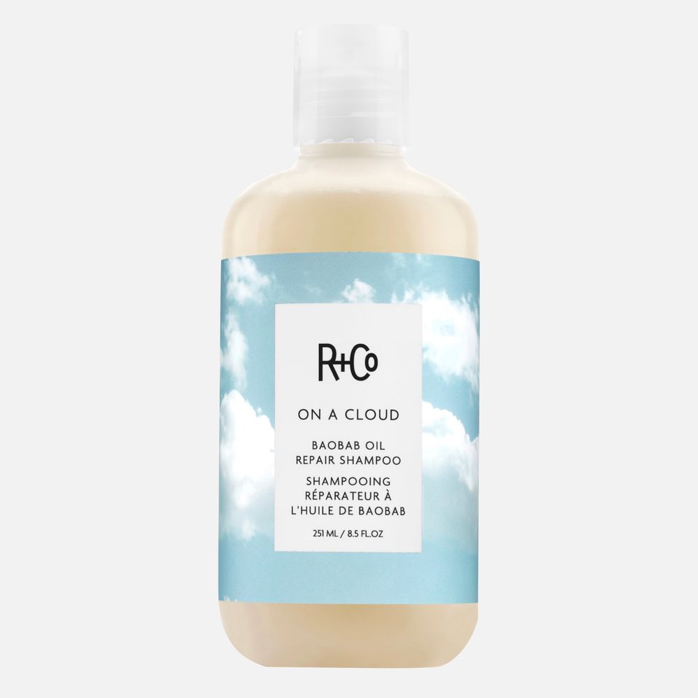 R+CO ON A CLOUD Baobab Oil Repair Shampoo / НА ОБЛАКЕ шампунь для восстановления волос с маслом баобаба, 251 мл