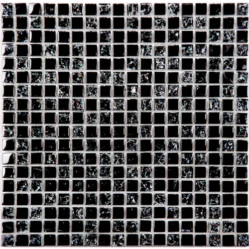 Мозаичная плитка мрамор стекло NO-193 Exclusive черный