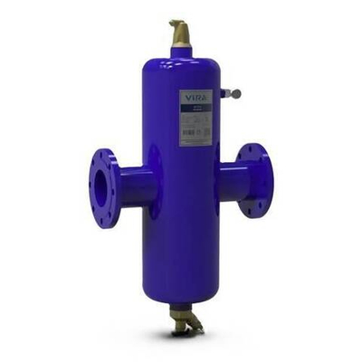 Сепаратор воздуха и шлама ViRA VIRAPlus - Ду300 мм (ф/ф, PN10, Tmax 110°C, с магнитной вставкой)