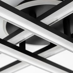 Citilux Trent CL203641 LED Люстра потолочная с пультом Чёрная