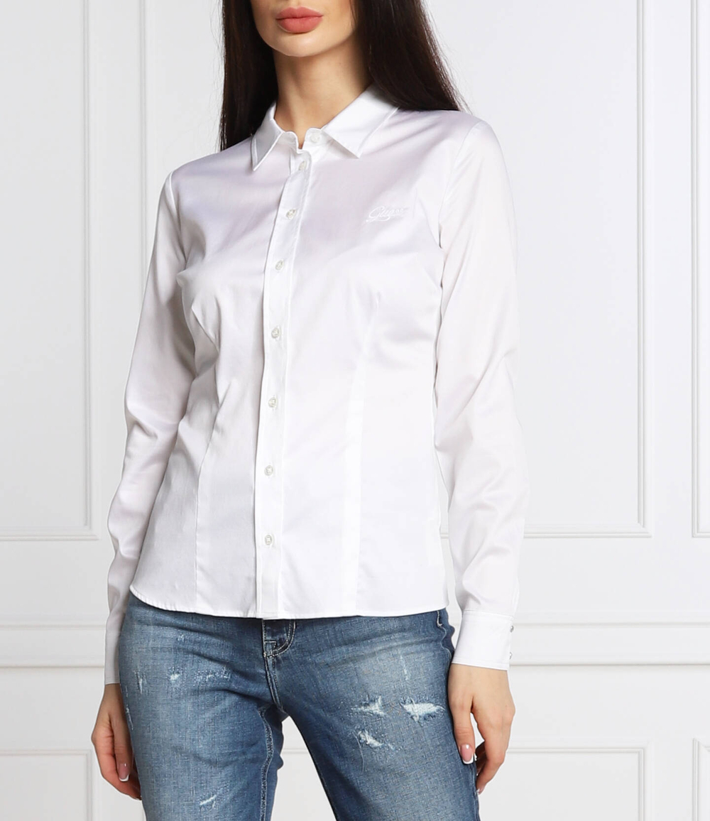 рубашка cate GUESS - белый(W2YH41 WAF10)