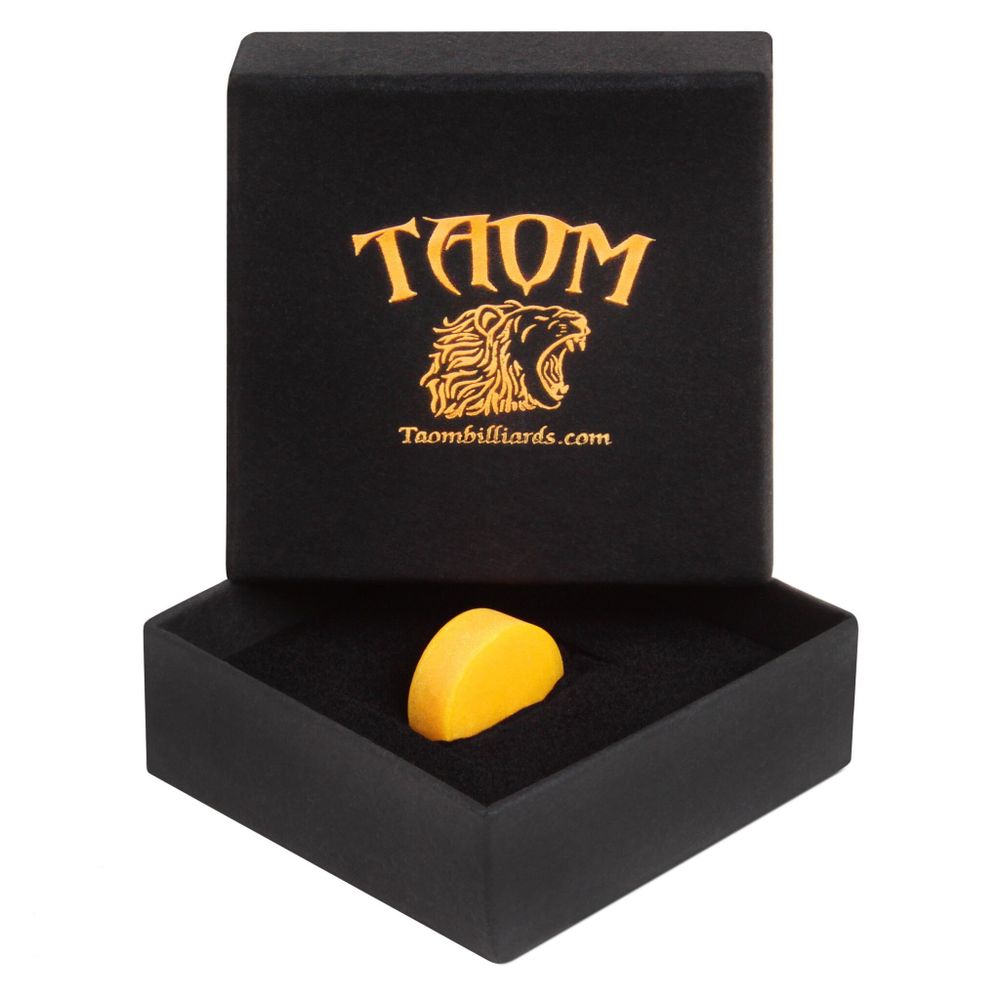 Наклейка для кия Taom 2.0 Break&amp;amp;Jump Yellow ø14мм в индивидуальной упаковке 1шт.