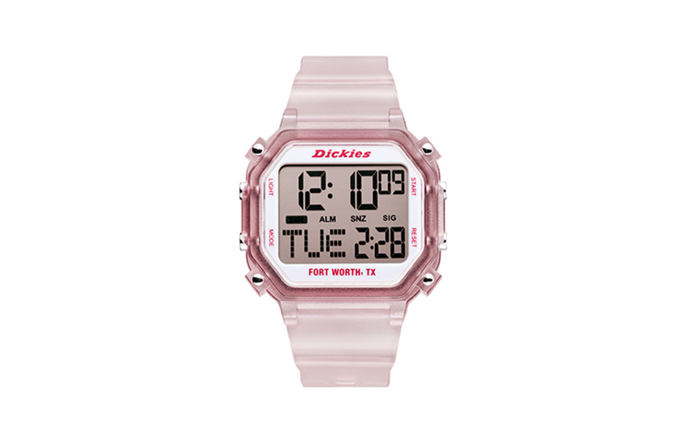 Dickies Wrist Watch Electronic Movement Plastic Strap 45mm White Dial Unisex