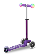 Самокат Mini Micro Deluxe Magic LED сиреневый