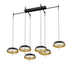 Подвесной светильник MD18001061-6B  black/gold