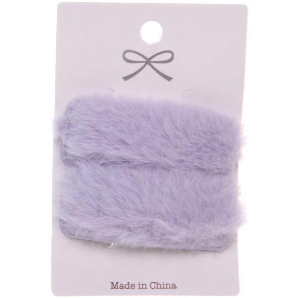 Зажимы для волос 2шт «New collection - Fiona», микс 6 цветов, 6*2,см