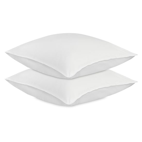 Набор наволочек из плотного сатина белого цвета из коллекции essential, 70х70 см