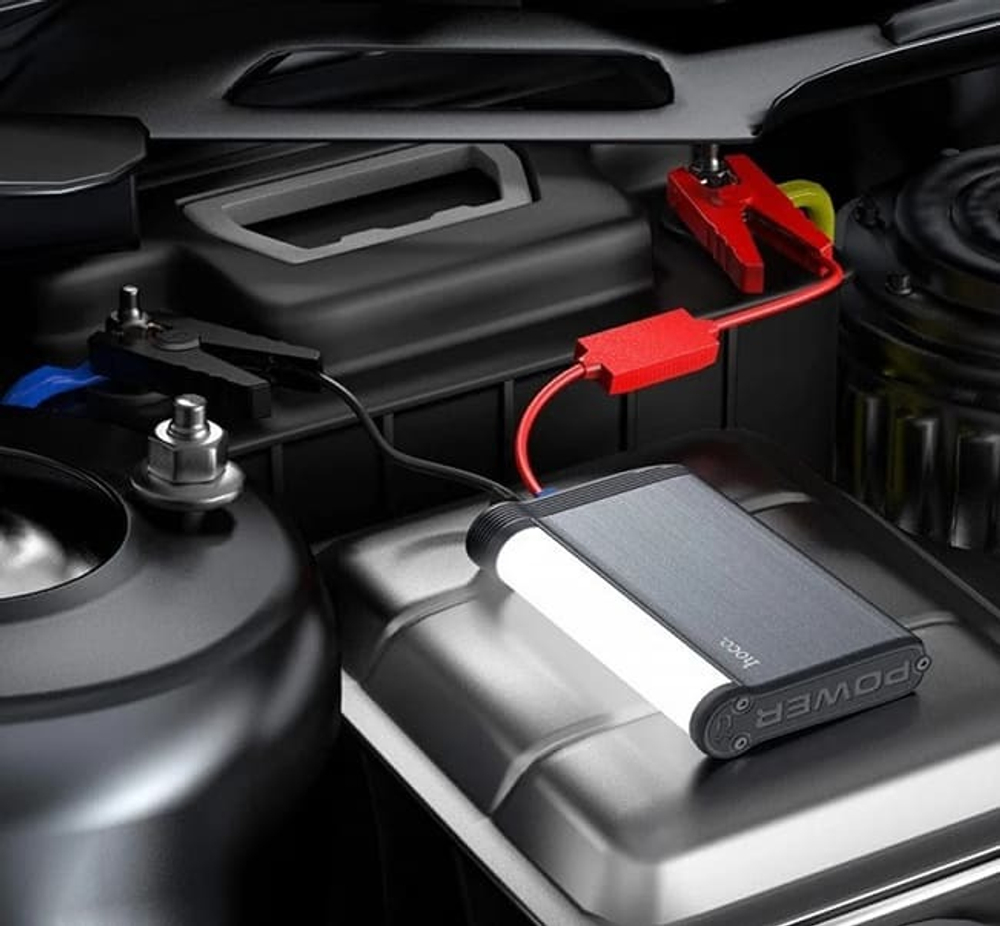 Зарядно-пусковое устройство HOCO DB14 12000 mAh (серебро)