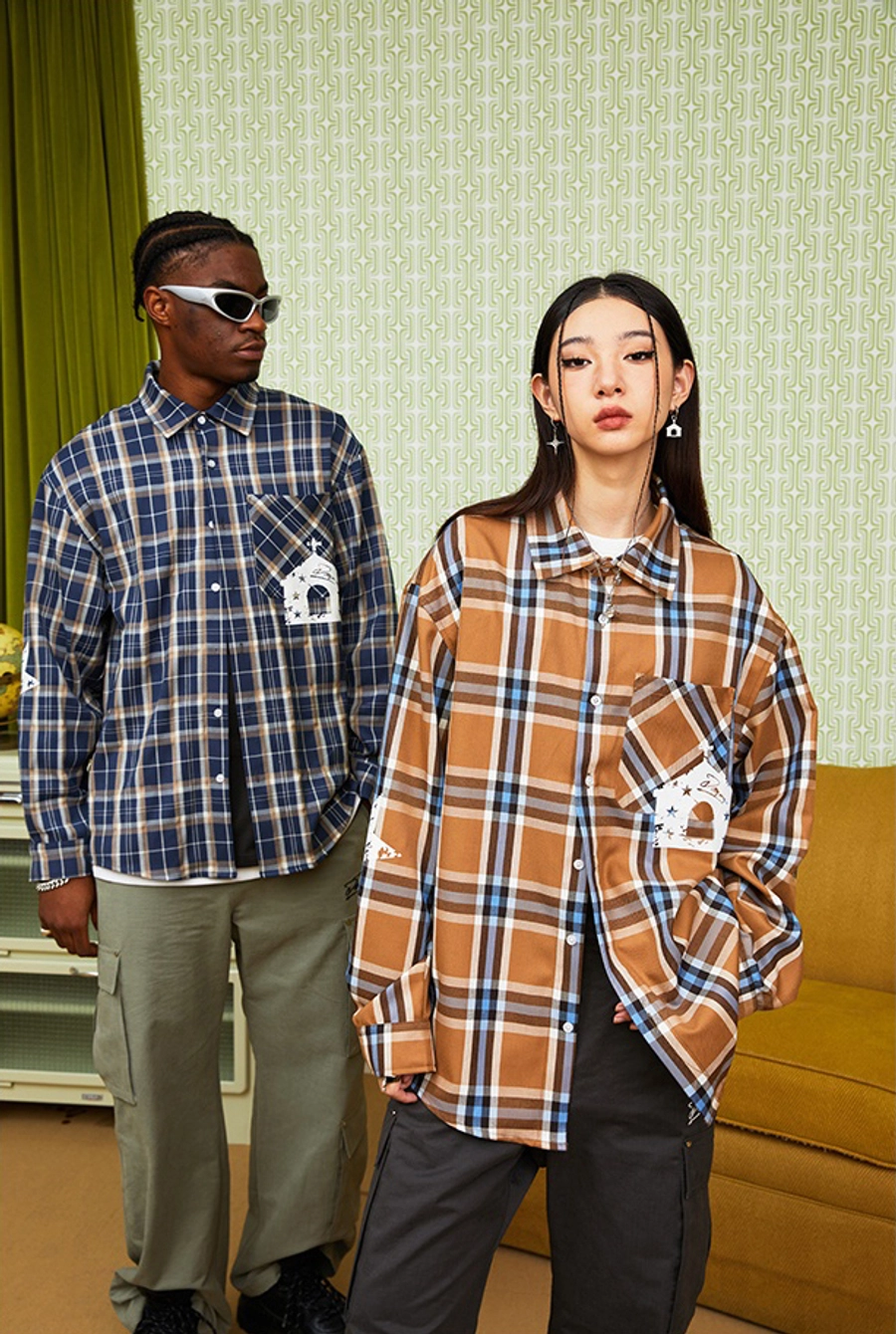 Рубашка DONSMOKE "Church Logo" Plaid Shirt