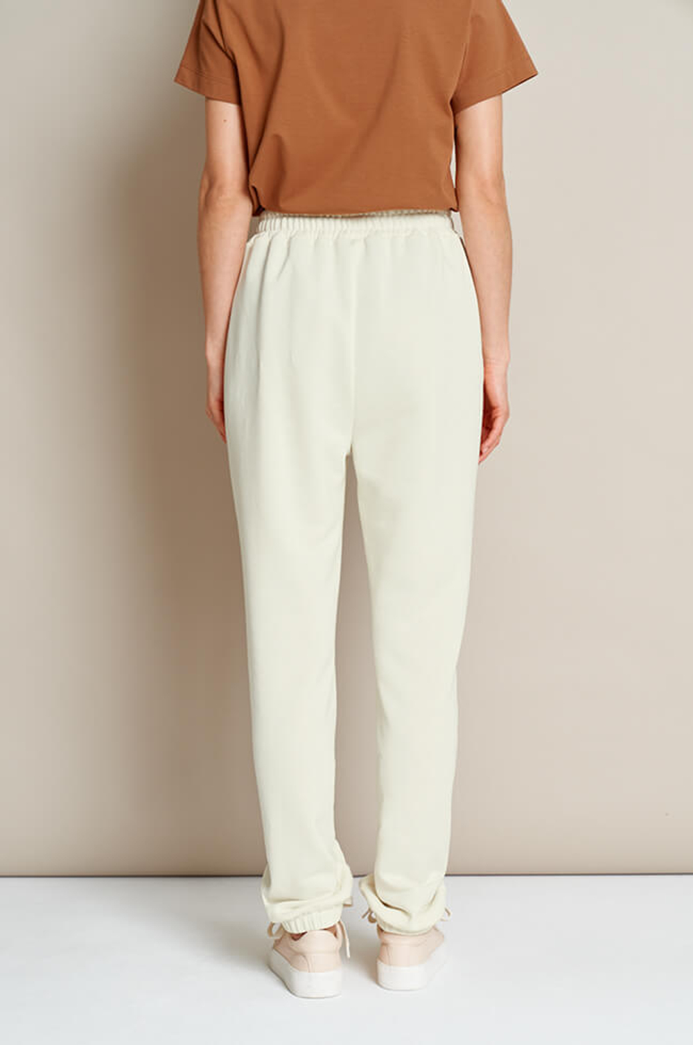 3881 Брюки женские (сливочный)