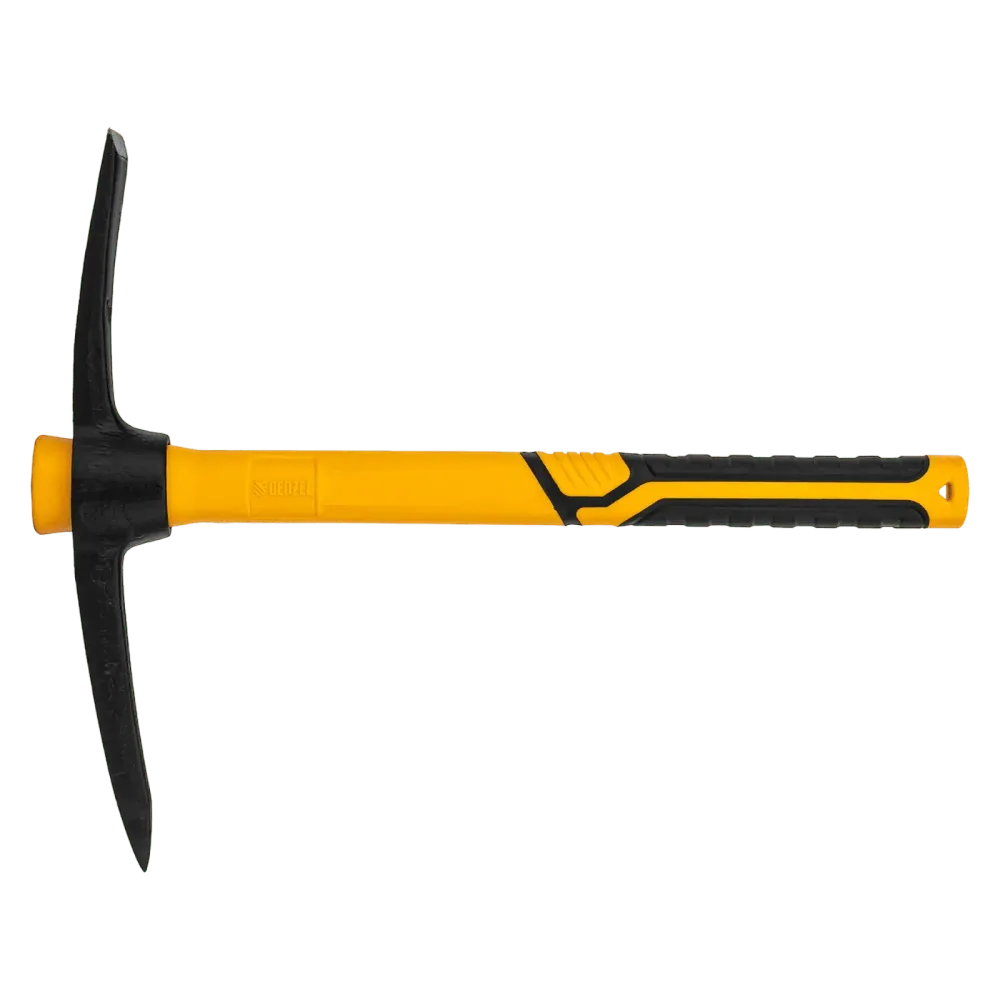 Кирка 700 г, фибергласовая обрезиненная рукоятка 385 мм, Denzel, 21831