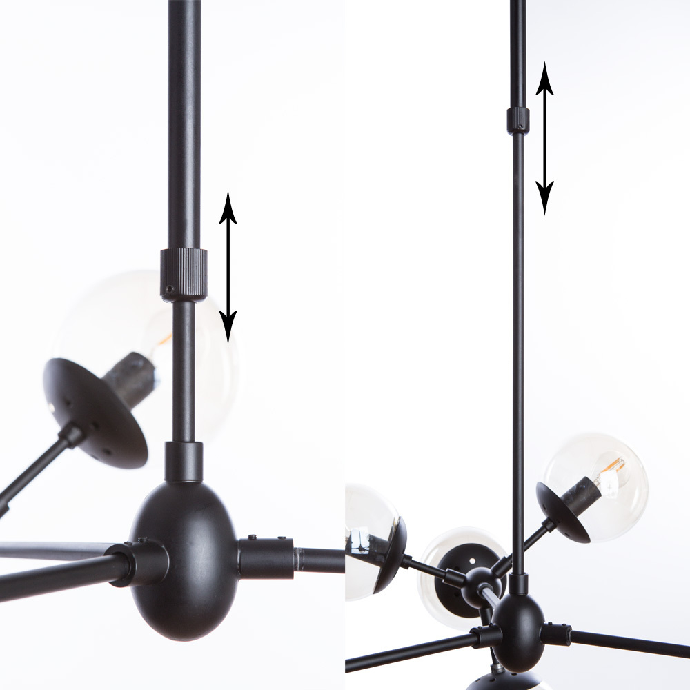 Светильник подвесной Arte Lamp Bolla A1664SP-12BK