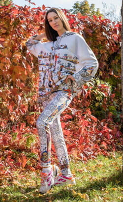 Комплект (худи и леггинсы), по мотивам Псалтири Латрелла