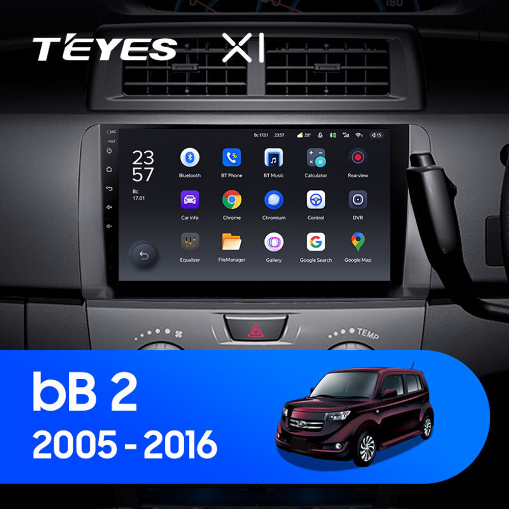 Teyes X1 10.2" для Toyota bB 2005-2016