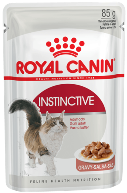 Royal Canin 85г пауч Instinctive Влажный корм для взрослых кошек (соус)
