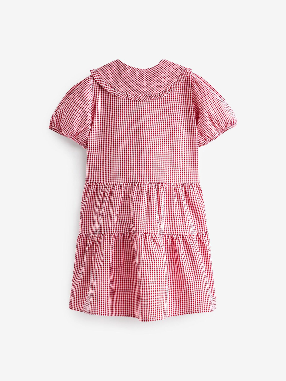 Платье школьное для девочки Next M82-266, Белый, Красный