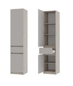 Пенал Багира ПН-01 дуб смоки/кашемир