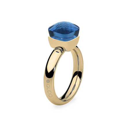 Кольцо Qudo FIRENZE 19 (G) Dark Blue 107001/40-4730 19 размер 19