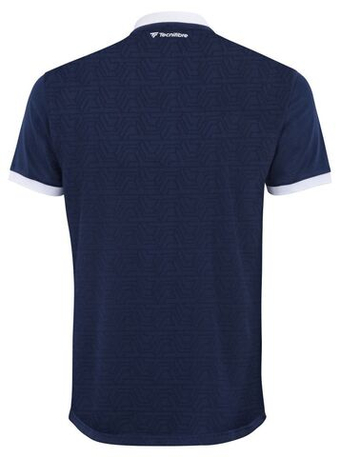 Футболка для мальчика теннисная Tecnifibre Team Mesh Polo - небесный