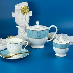 Lenardi 305-211 Чайный сервиз 16пр.260мл в под.уп.(х3)Фарфор