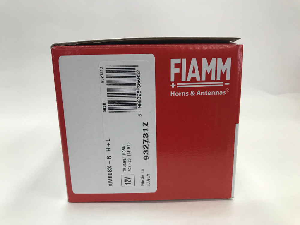 Звуковые сигналы FIAMM AM80SX-R 932731Z (к-т 2шт. с разъёмами Renault, Fiat, GM, Ford)