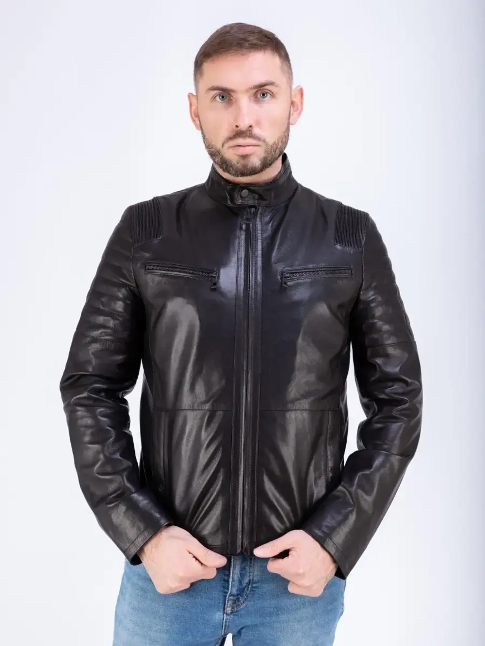 Куртка мужская из натуральной кожи