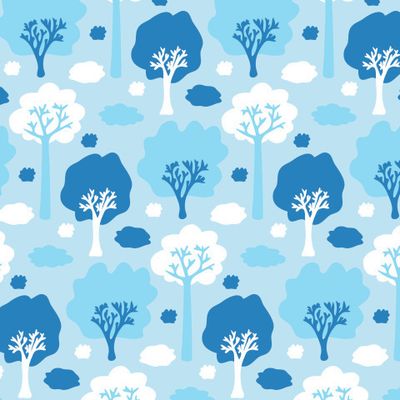 Buy fabric winter trees