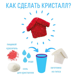 Набор для экспериментов фигурный кристалл Новогодний домик