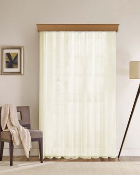 Готовый тюль вуаль Classic Voile (сливочный)